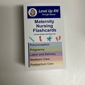Level Up RN Maternity flash cards